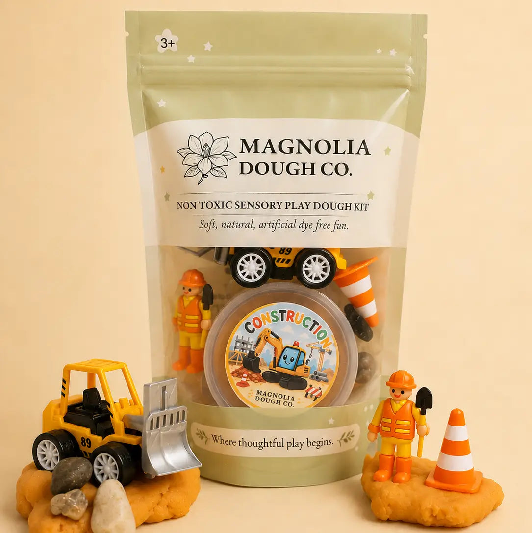 Mini Sensory Kit - Construction Zone Magnolia Dough Lil Tulips