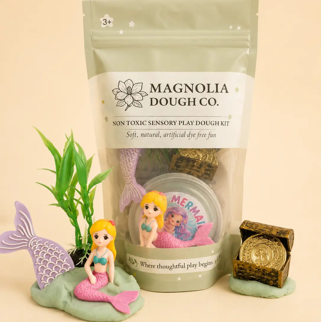Mini Sensory Kit - Mermaid Treasure Magnolia Dough Lil Tulips