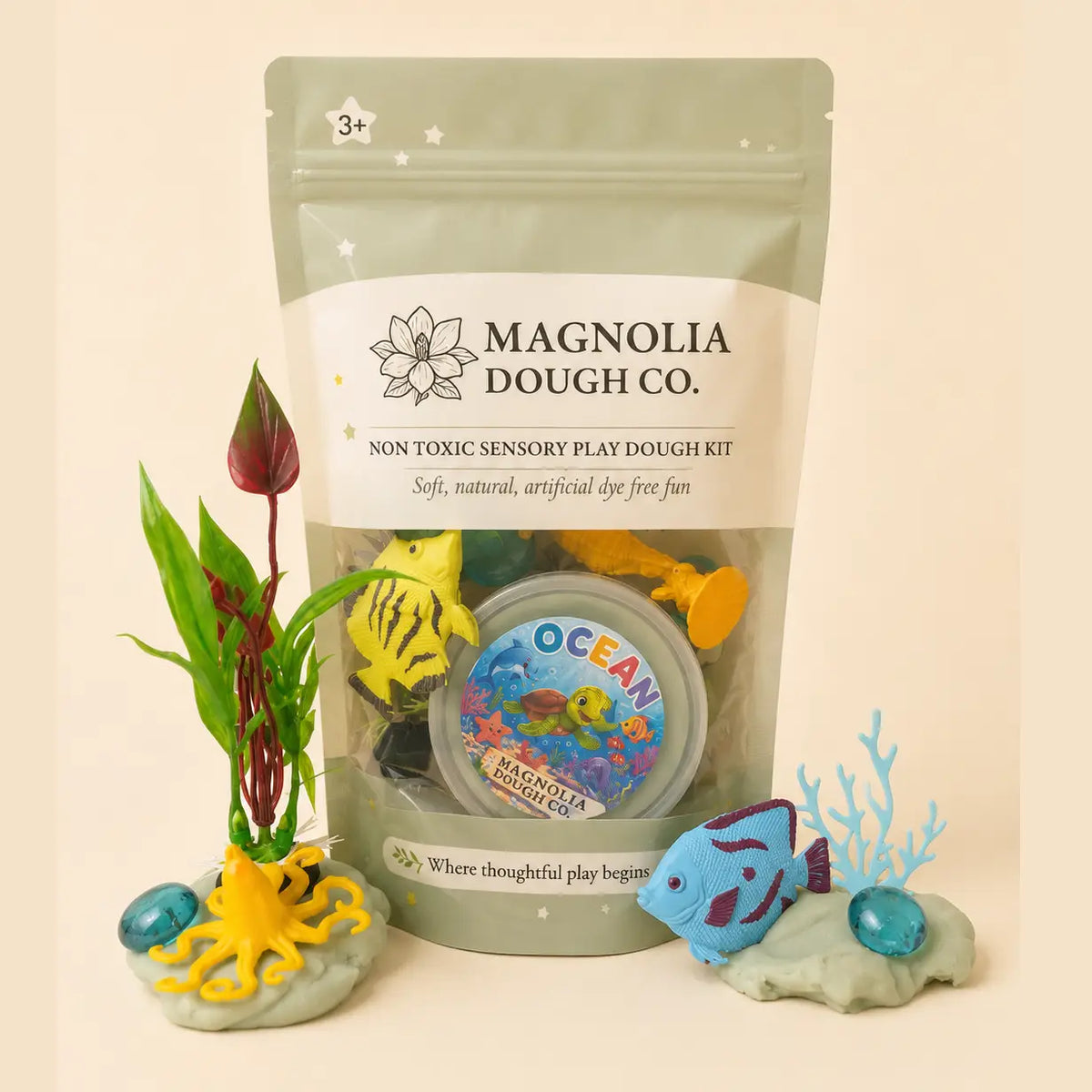 Mini Sensory Kit - Ocean Adventure Magnolia Dough Lil Tulips