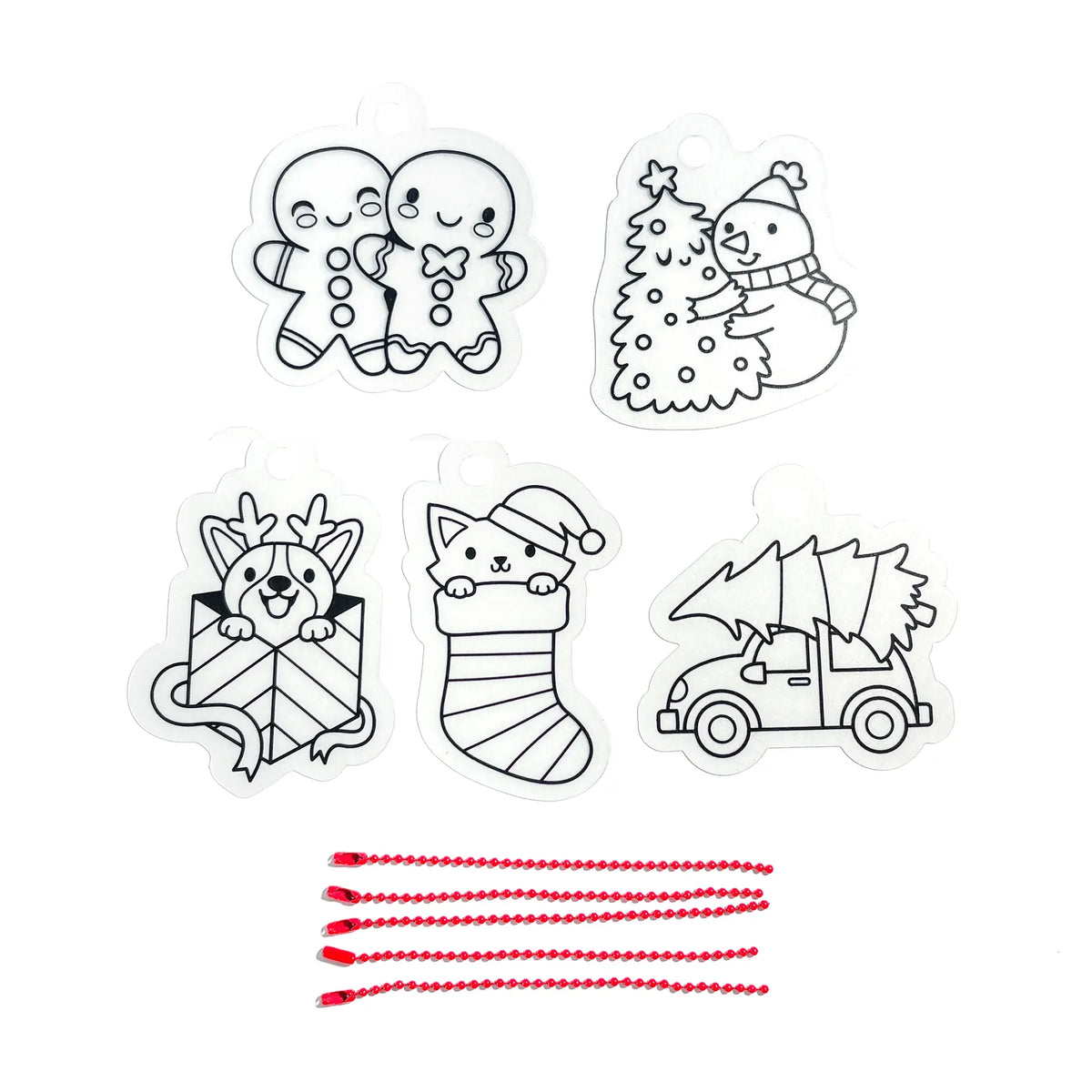 Mini Shrink-Its! Diy Shrink Art Kit - Holly Jolly OOLY Lil Tulips
