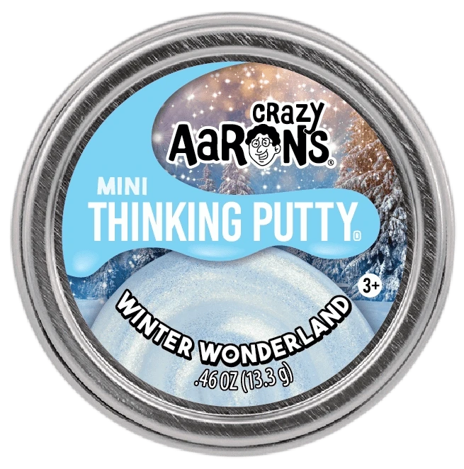 Mini Winter Wonderland - 2" Thinking Putty Tin Crazy Aaron's Putty World Lil Tulips