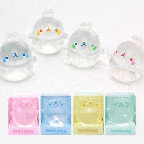 Molang Clear Mochi Squishy Bunny - Choose Your Color K-Wonderland Lil Tulips