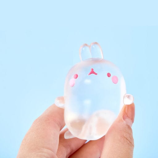Molang Clear Mochi Squishy Bunny - Choose Your Color K-Wonderland Lil Tulips