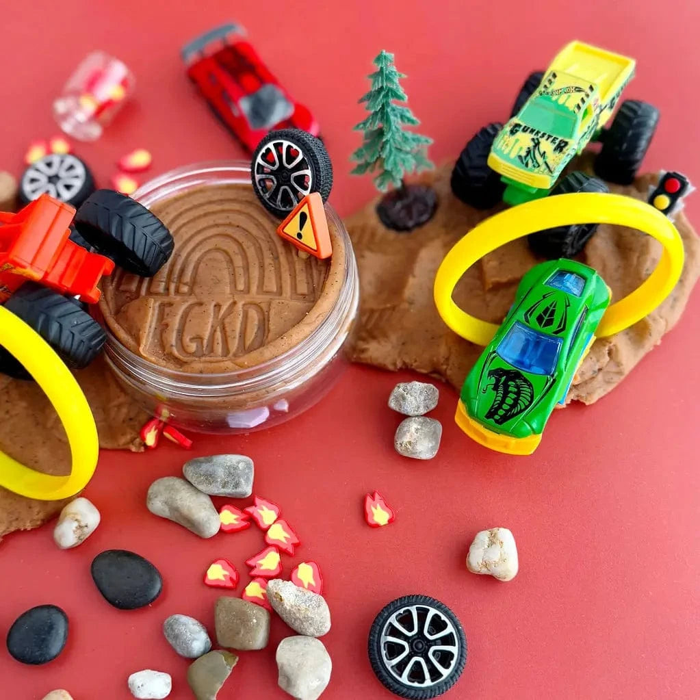 Monster Truck Kiddough Play Kit Earth Grown KidDoughs Lil Tulips