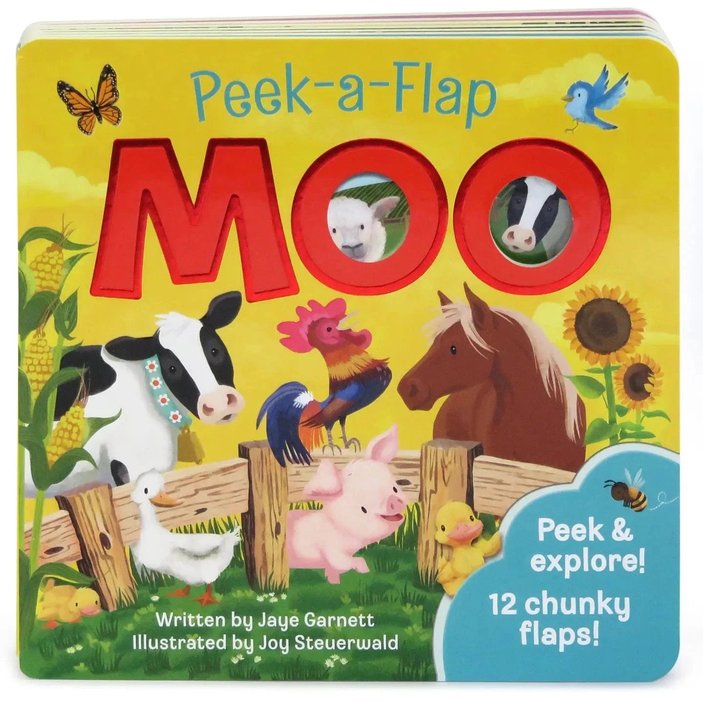 Moo Lift A Flap Farm Board Book Cottage Door Press Lil Tulips