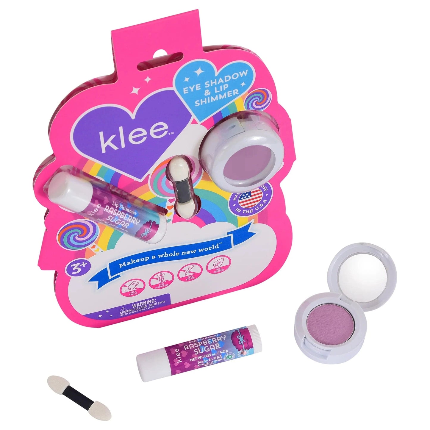 Moonbeam Twinkle Mineral Eye Shadow & Lip Shimmer Duo Klee Naturals Lil Tulips