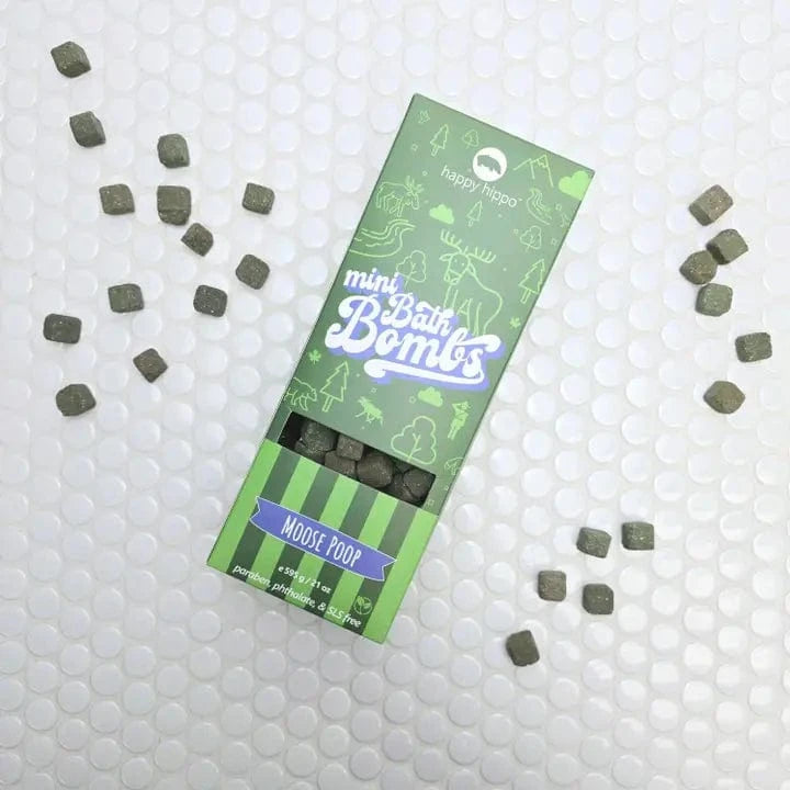 Moose Poop - Mini Bath Bombs - Box Happy Hippo Bath Lil Tulips