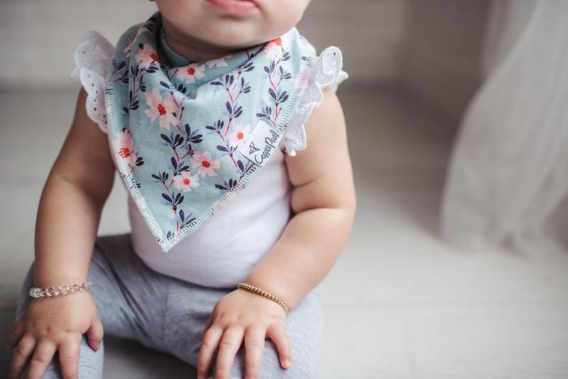 Morgan Baby Bandana Bibs Copper Pearl Lil Tulips