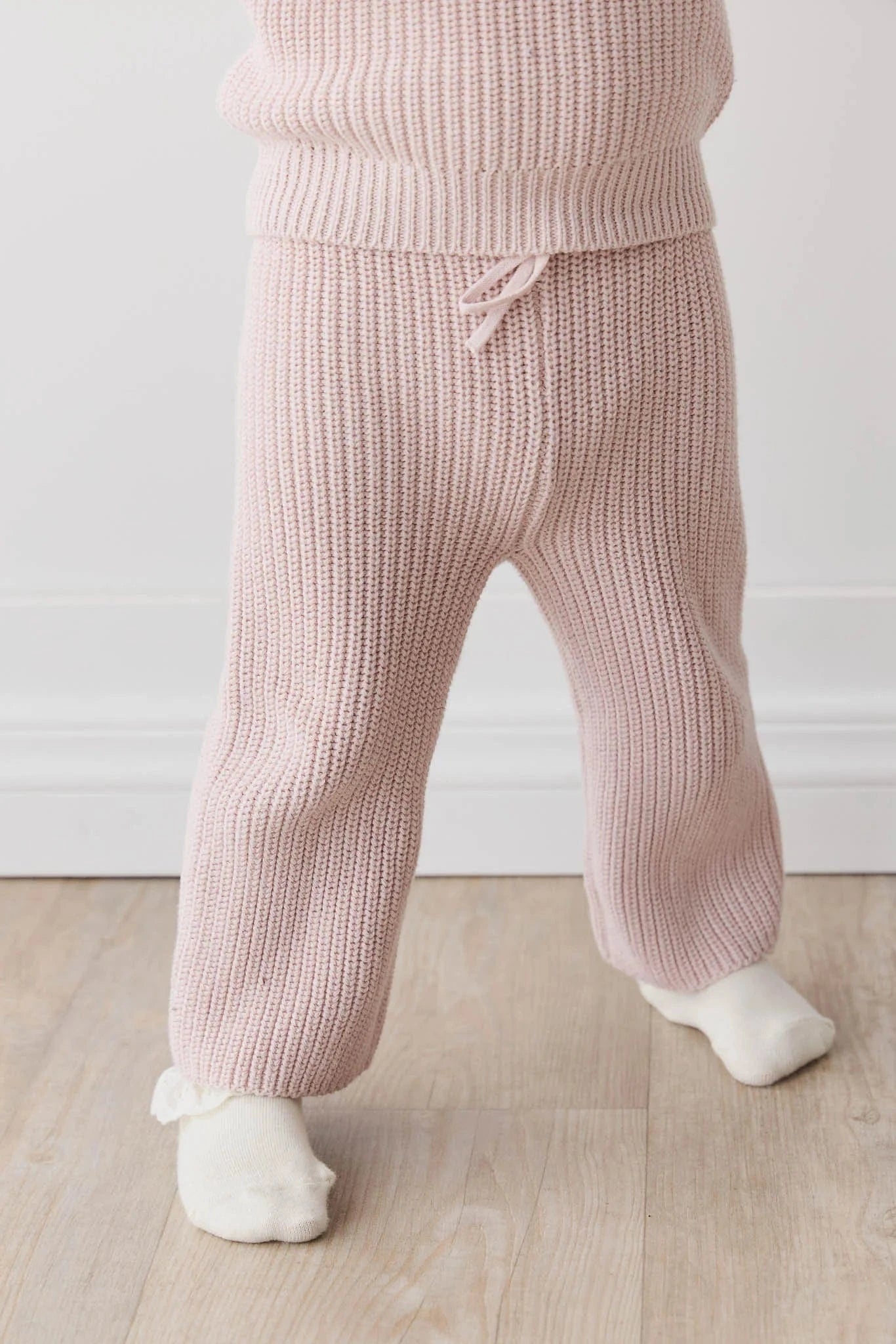 Morgan Knitted Pant - Old Rose Jamie Kay Lil Tulips