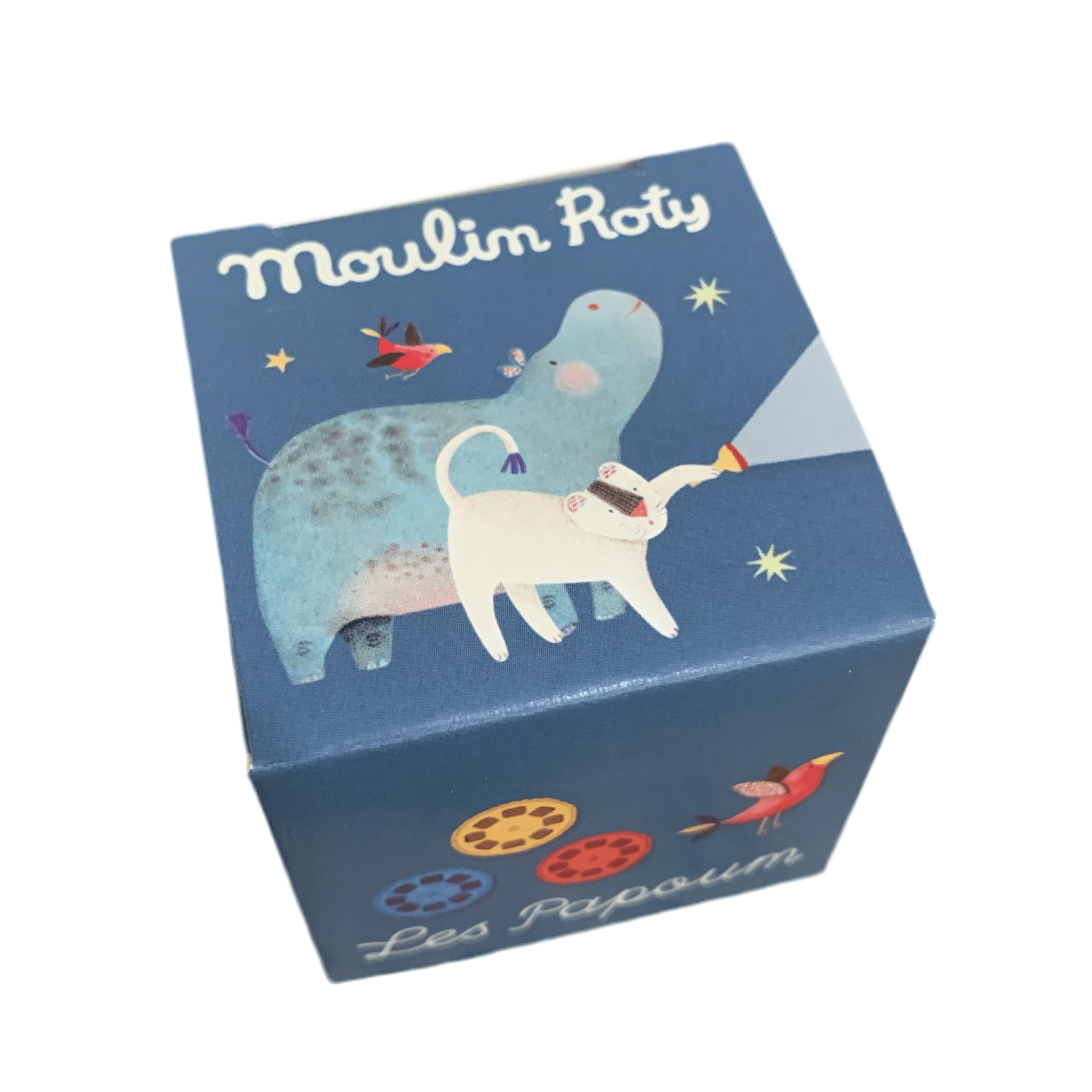 Moulin Roty 3 Discs for Story Book Torches The Papoums - Animals (Les Papoum) Moulin Roty Lil Tulips