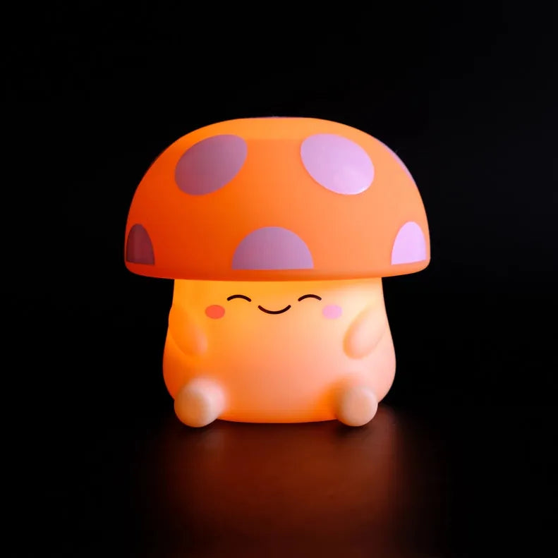 Mushi Ambient Mushroom Night Light - Orange World of Mushi Lil Tulips