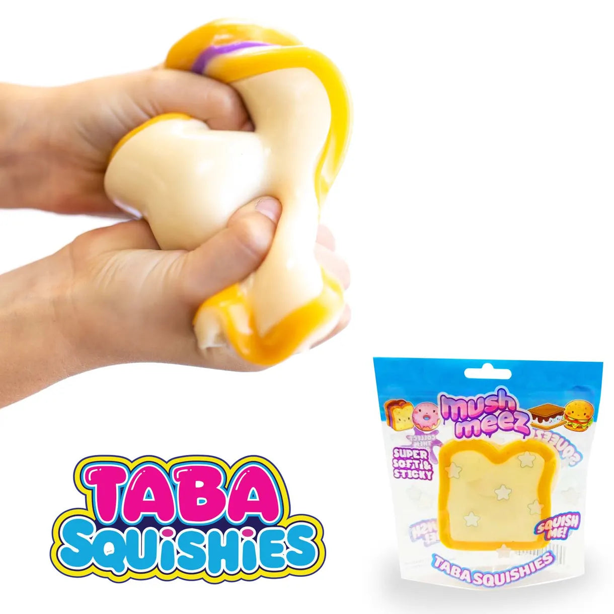 Mushmeez Taba Squishies - PB&J Beverly Hills Teddy Bear Company Lil Tulips