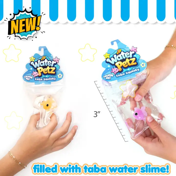 Mushmeez Water Pets Taba Squishy - Styles Vary Beverly Hills Teddy Bear Company Lil Tulips