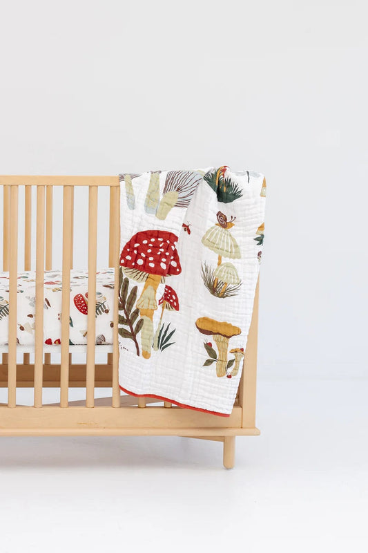 Mushroom Quilt Clementine Kids Lil Tulips