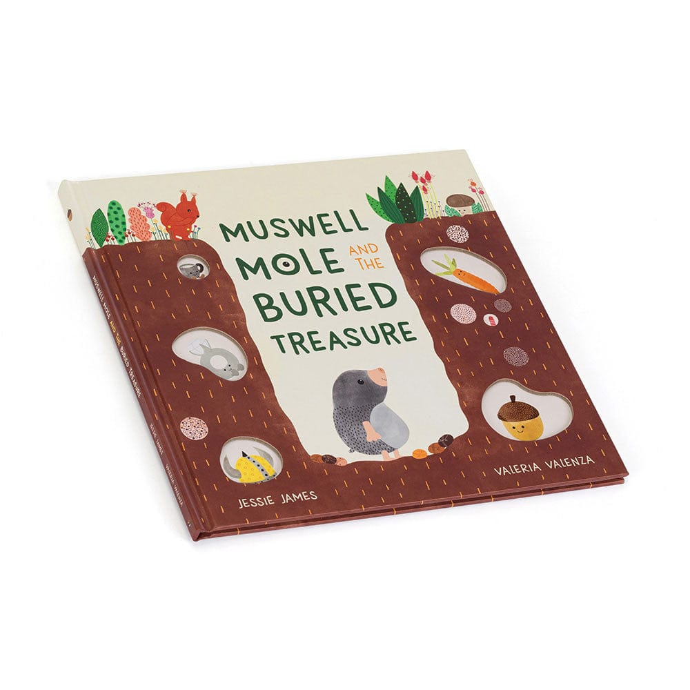 Muswell Mole and the Buried Treasure Book Jellycat Lil Tulips