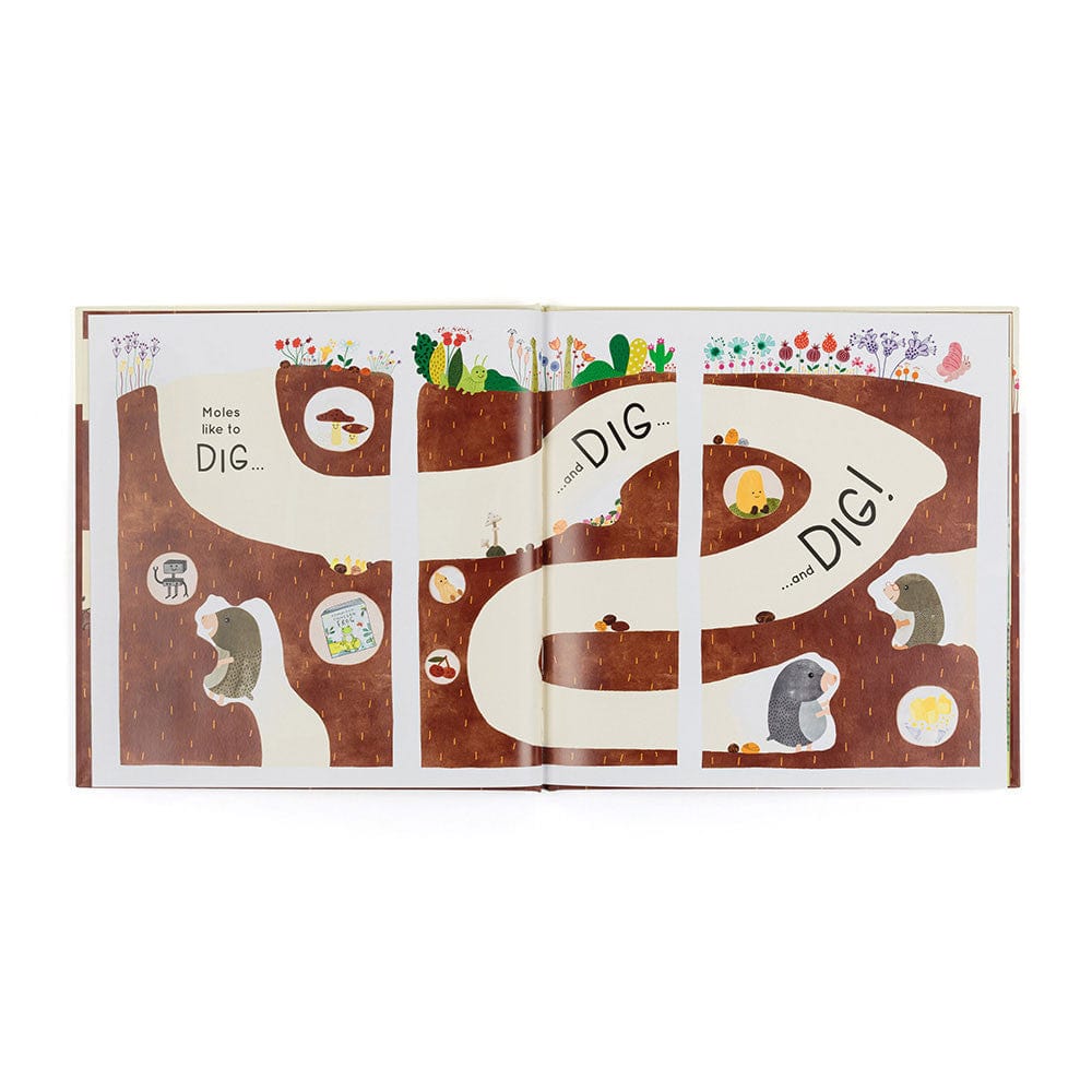 Muswell Mole and the Buried Treasure Book Jellycat Lil Tulips