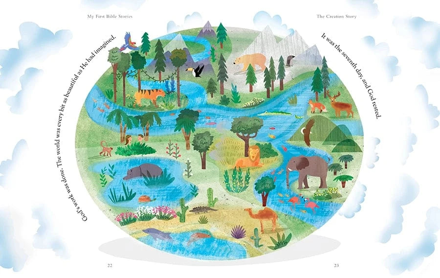 My First Bible Stories Padded Treasury Keepsake Book Cottage Door Press Lil Tulips