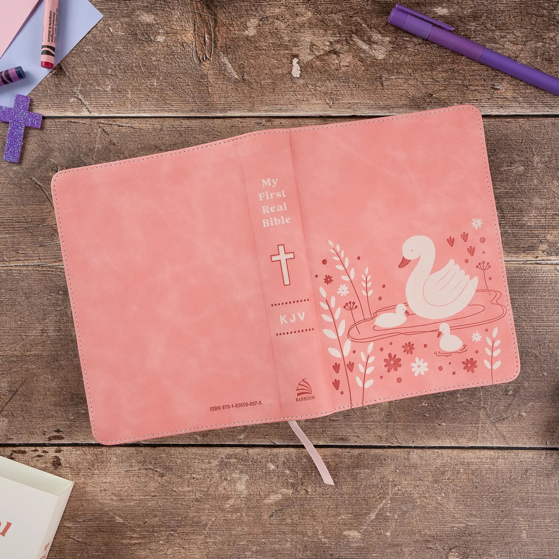 My First Real Bible (Pink Cover) : King James Version Barbour Publishing Lil Tulips