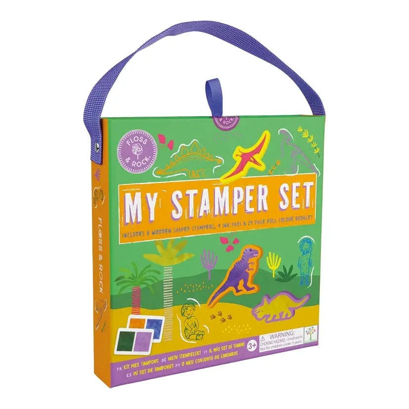 My Stamper Set: Dinos Floss and Rock Lil Tulips