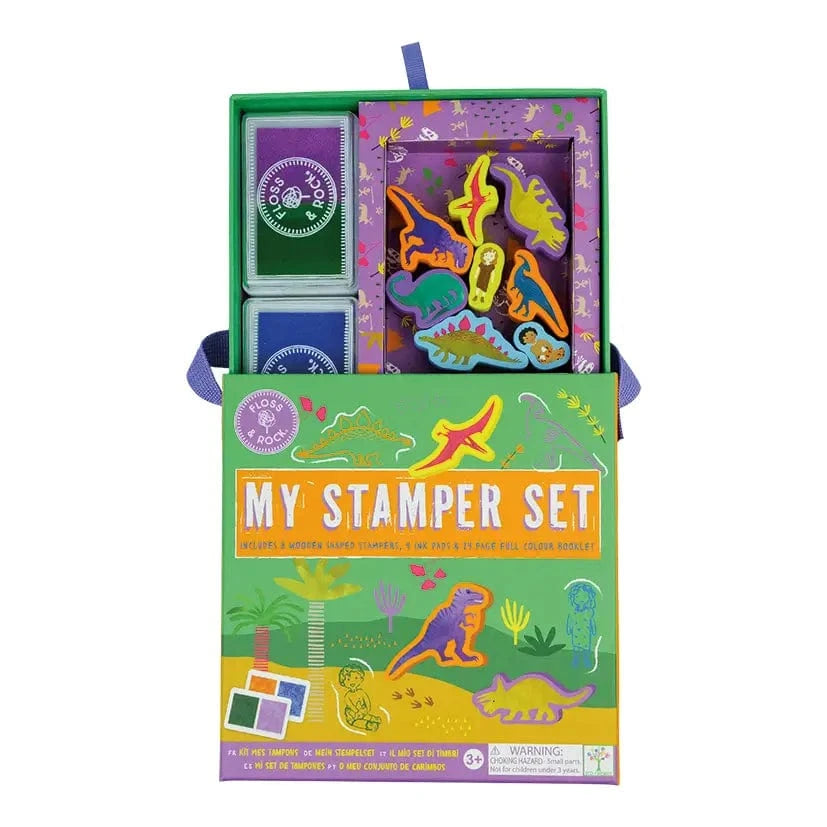 My Stamper Set: Dinos Floss and Rock Lil Tulips