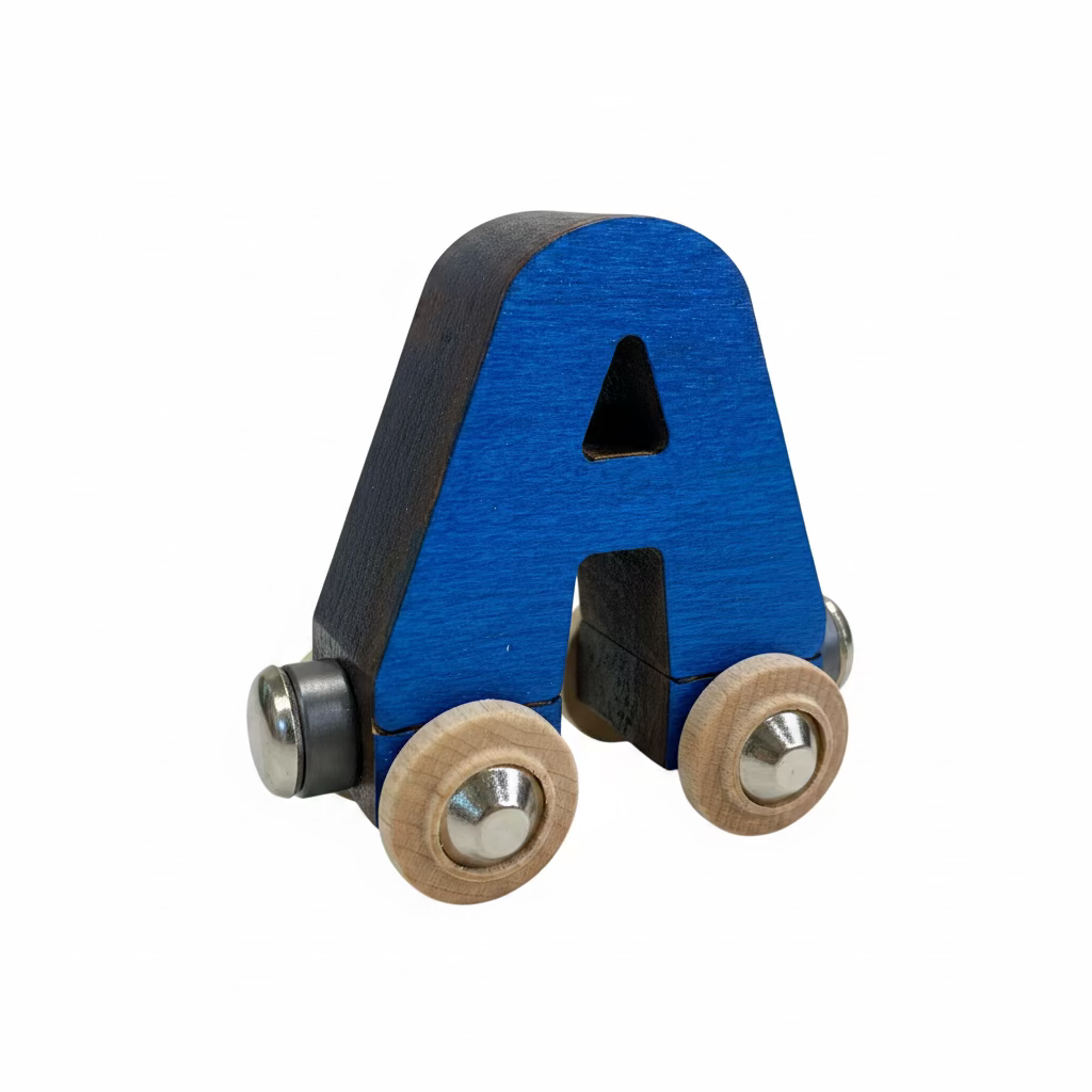 Name Train Letter A - Blue Maple Landmark Lil Tulips