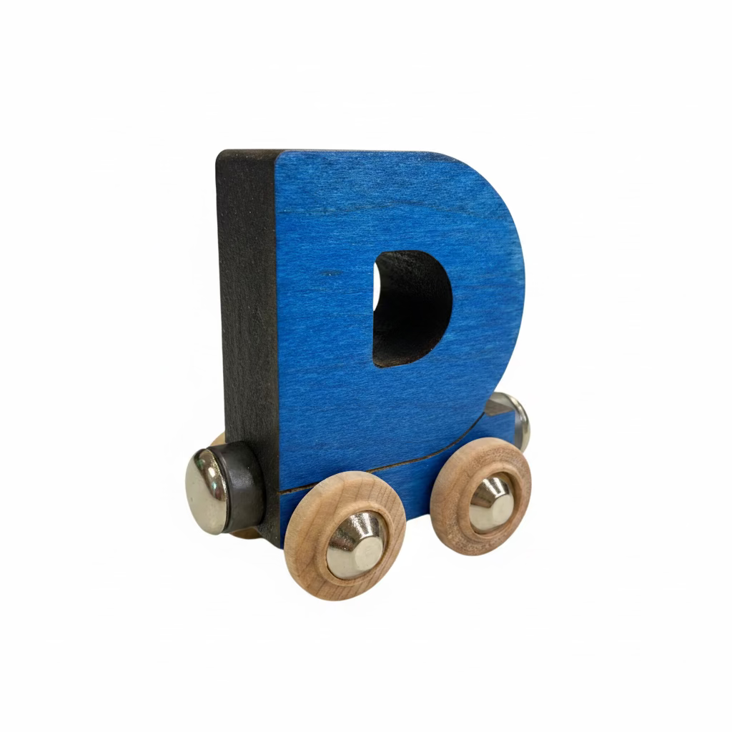 Name Train Letter D - Blue Maple Landmark Lil Tulips