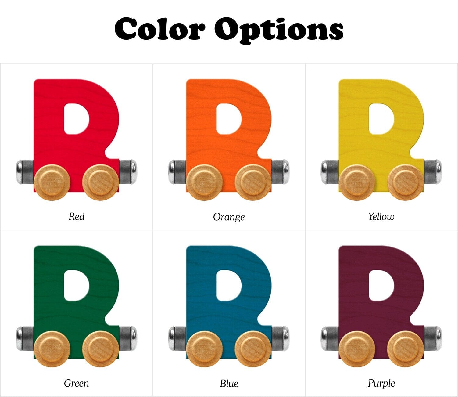 Name Train Letter D Bright Blue Maple Landmark Lil Tulips