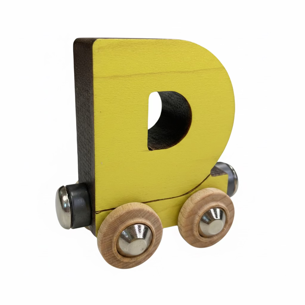Name Train Letter D - Yellow Maple Landmark Lil Tulips