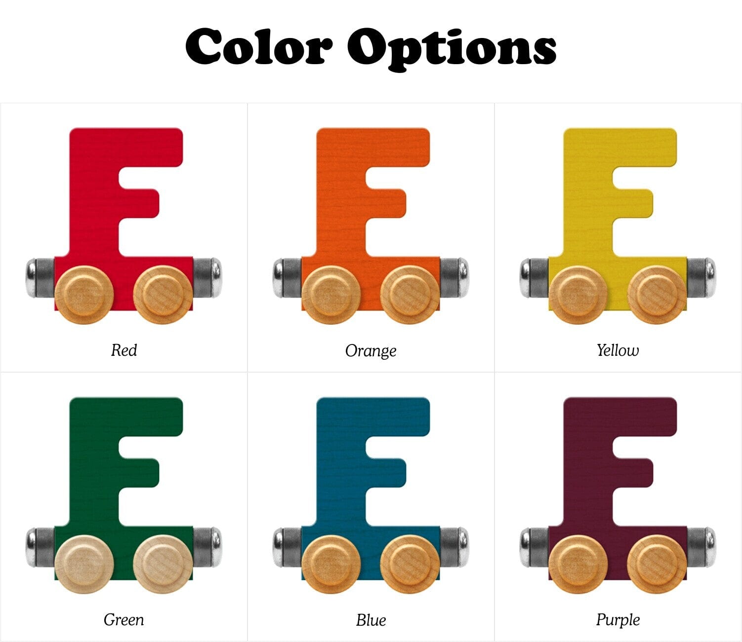 Name Train Letter F Bright Blue Maple Landmark Lil Tulips