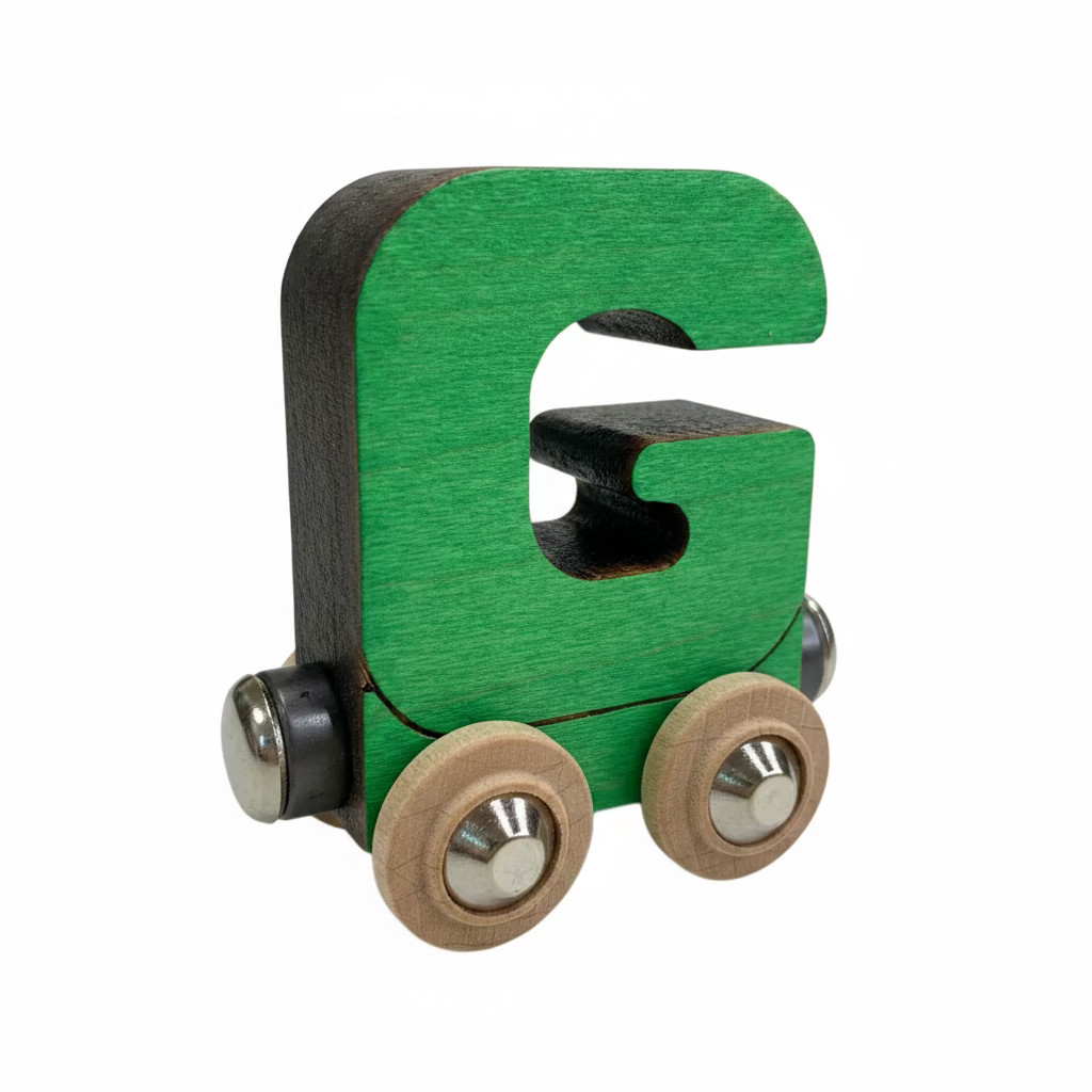Name Train Letter G - Green Maple Landmark Lil Tulips