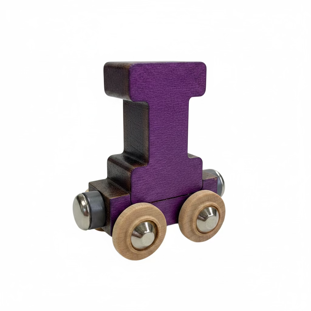 Name Train Letter I - Purple Maple Landmark Lil Tulips