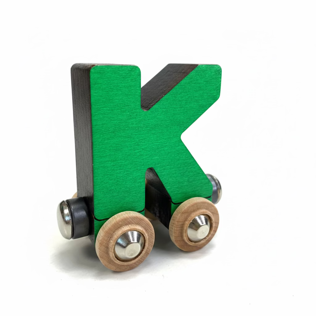 Name Train Letter K - Green Maple Landmark Lil Tulips