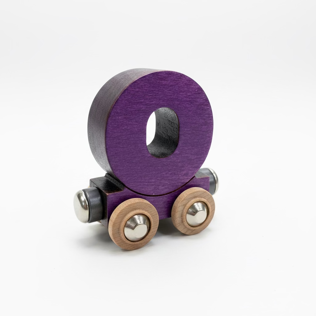 Name Train Letter O - Purple Maple Landmark Lil Tulips