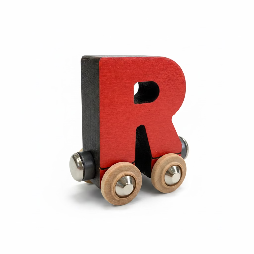 Name Train Letter R - Red Maple Landmark Lil Tulips