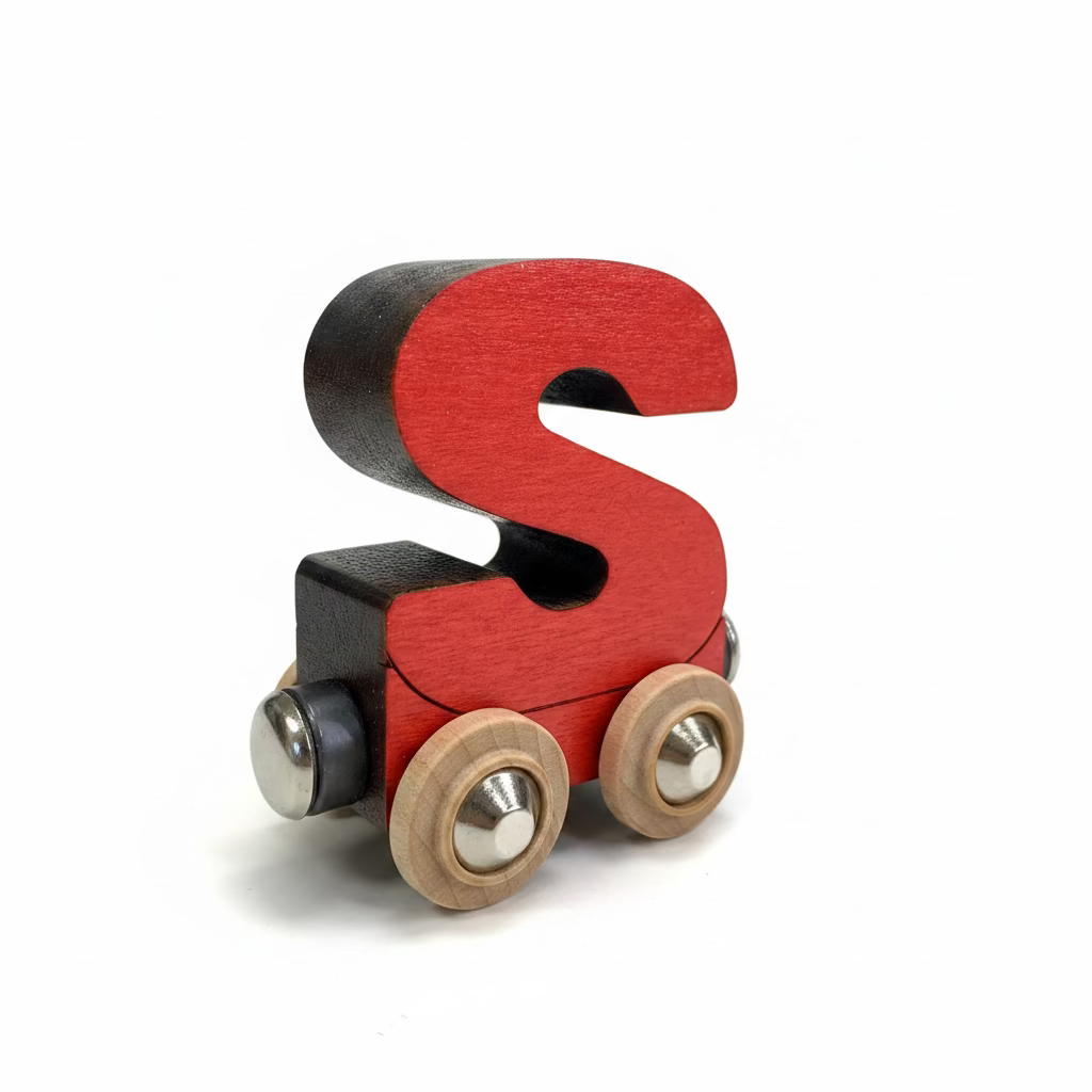 Name Train Letter S - Red Maple Landmark Lil Tulips