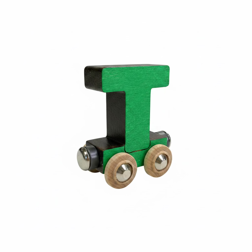 Name Train Letter T - Green Maple Landmark Lil Tulips