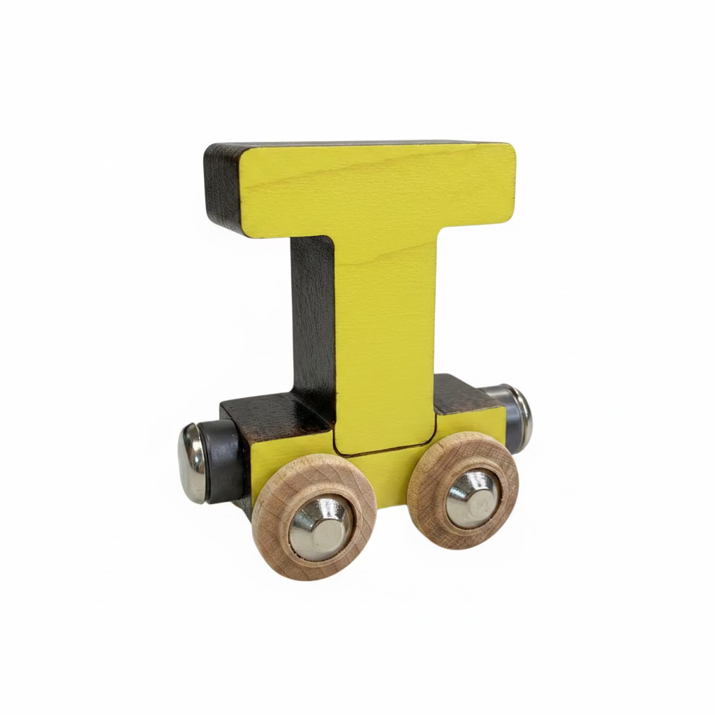 Name Train Letter T - Yellow Maple Landmark Lil Tulips