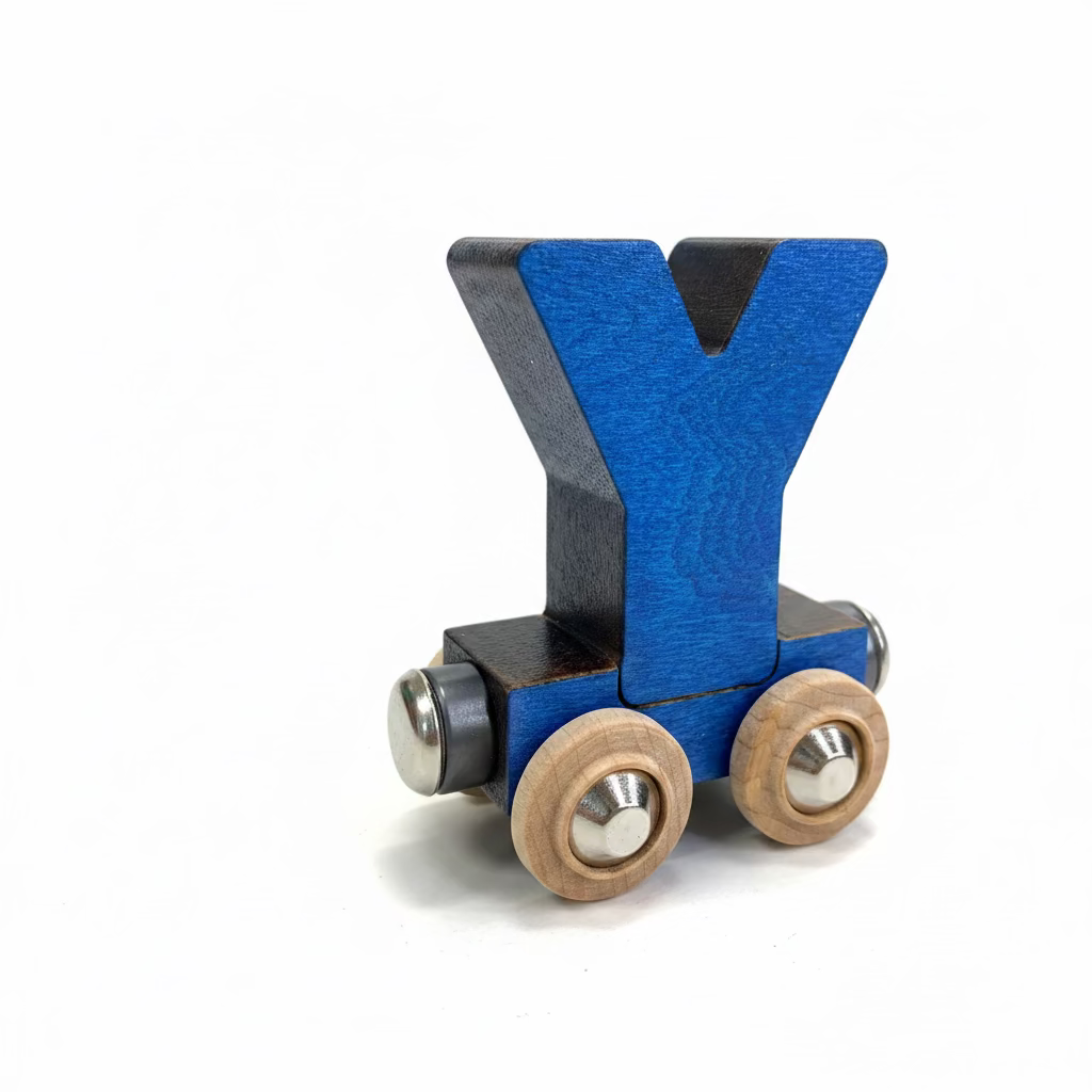 Name Train Letter Y - Blue Maple Landmark Lil Tulips