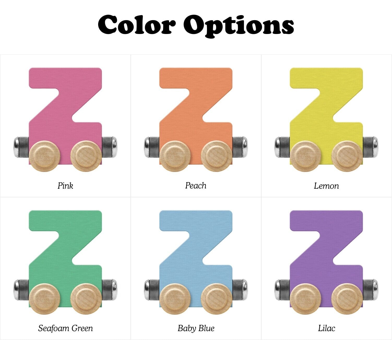 Name Train Letter Z Pastel Baby Blue Maple Landmark Lil Tulips