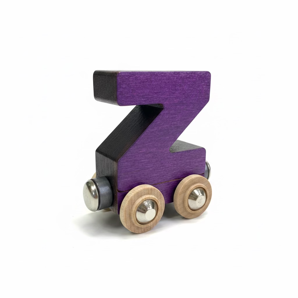Name Train Letter Z - Purple Maple Landmark Lil Tulips