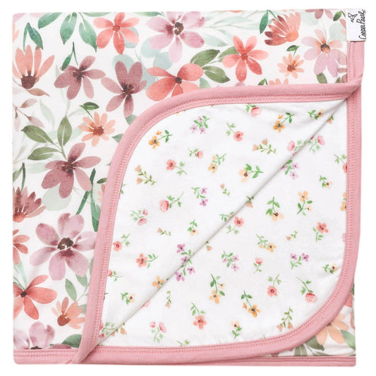 Natalie 3-Layer Stretchy Quilt Copper Pearl Lil Tulips