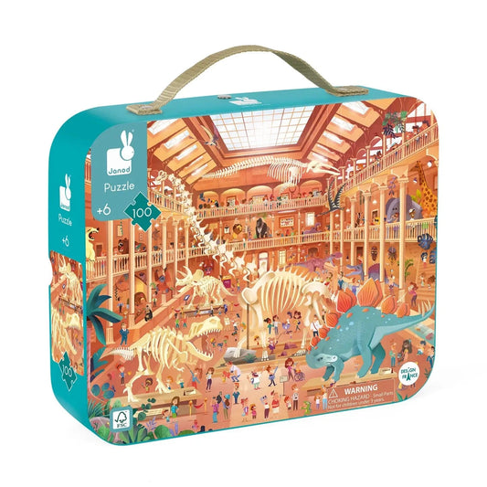 Natural History Museum Puzzle - 100 Pcs Janod Lil Tulips