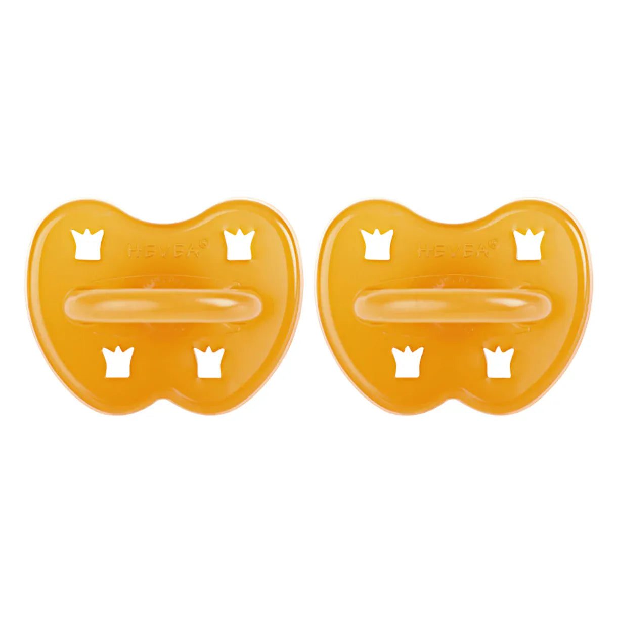 Natural Pacifier 3-36 Months Two-Pack - Round Hevea Lil Tulips