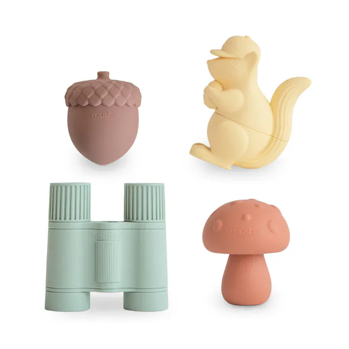 Nature Mold Free Bath Play Set (4 Pack) Mushie Lil Tulips