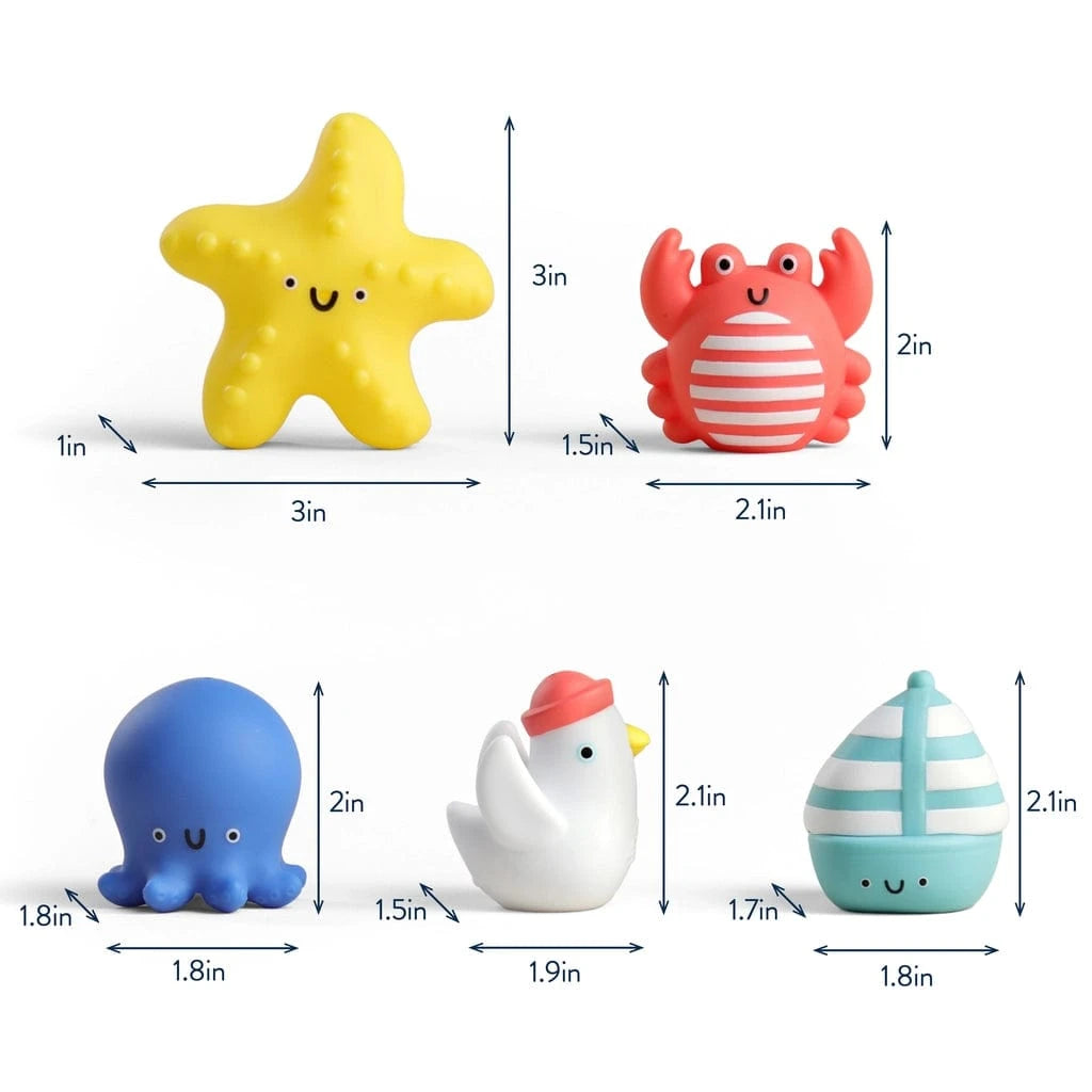 Nautical Itzy Bitzy Puppets™ - Bath + Storytelling Toys Itzy Ritzy Lil Tulips