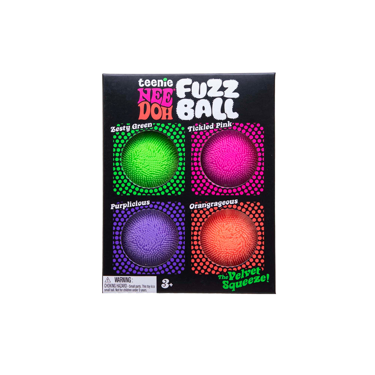 NeeDoh Teenie Fuzz Ball Multipack - 4-Pack NeeDoh Lil Tulips