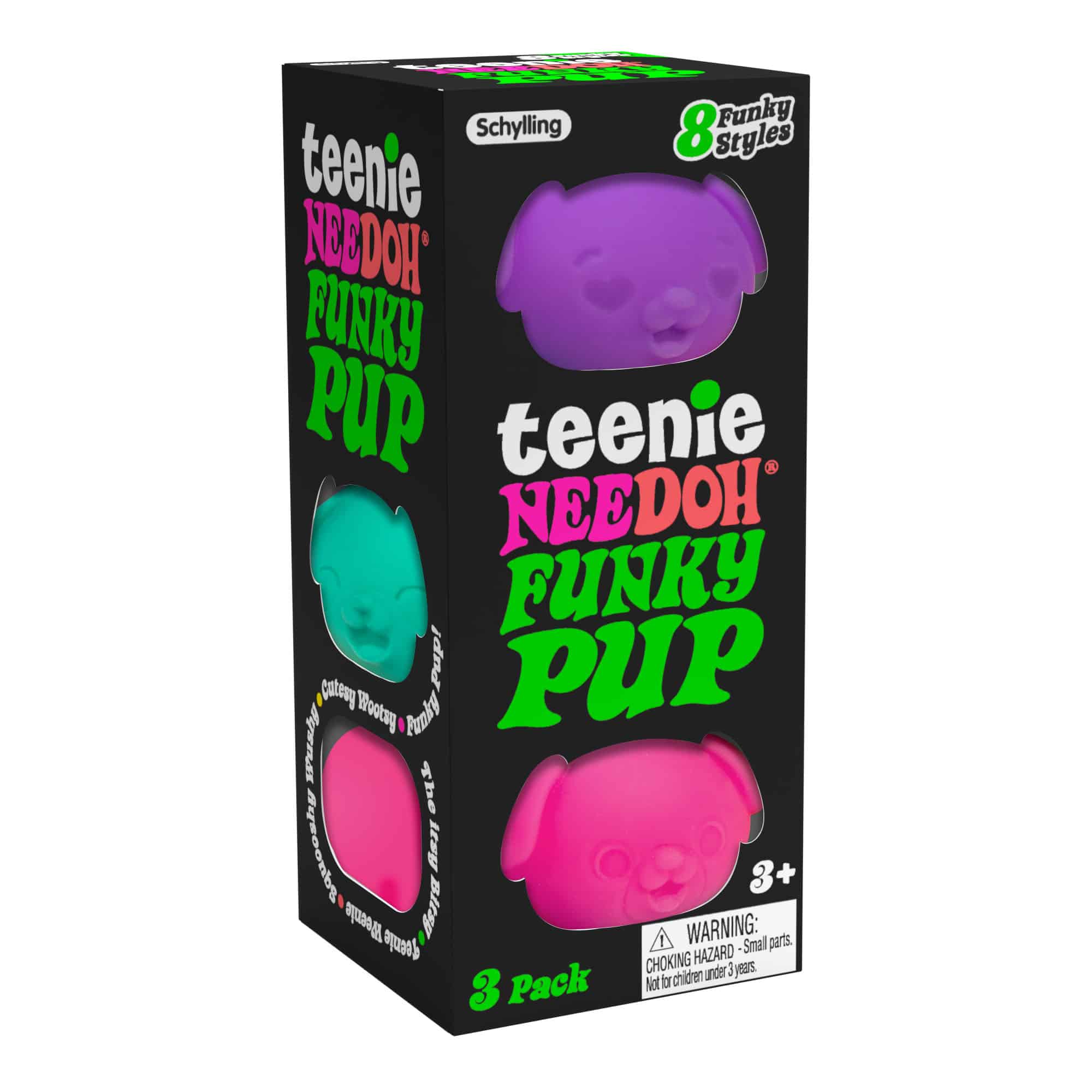 NeeDoh Teenie NeeDoh Funky Pup (colors vary) NeeDoh Lil Tulips