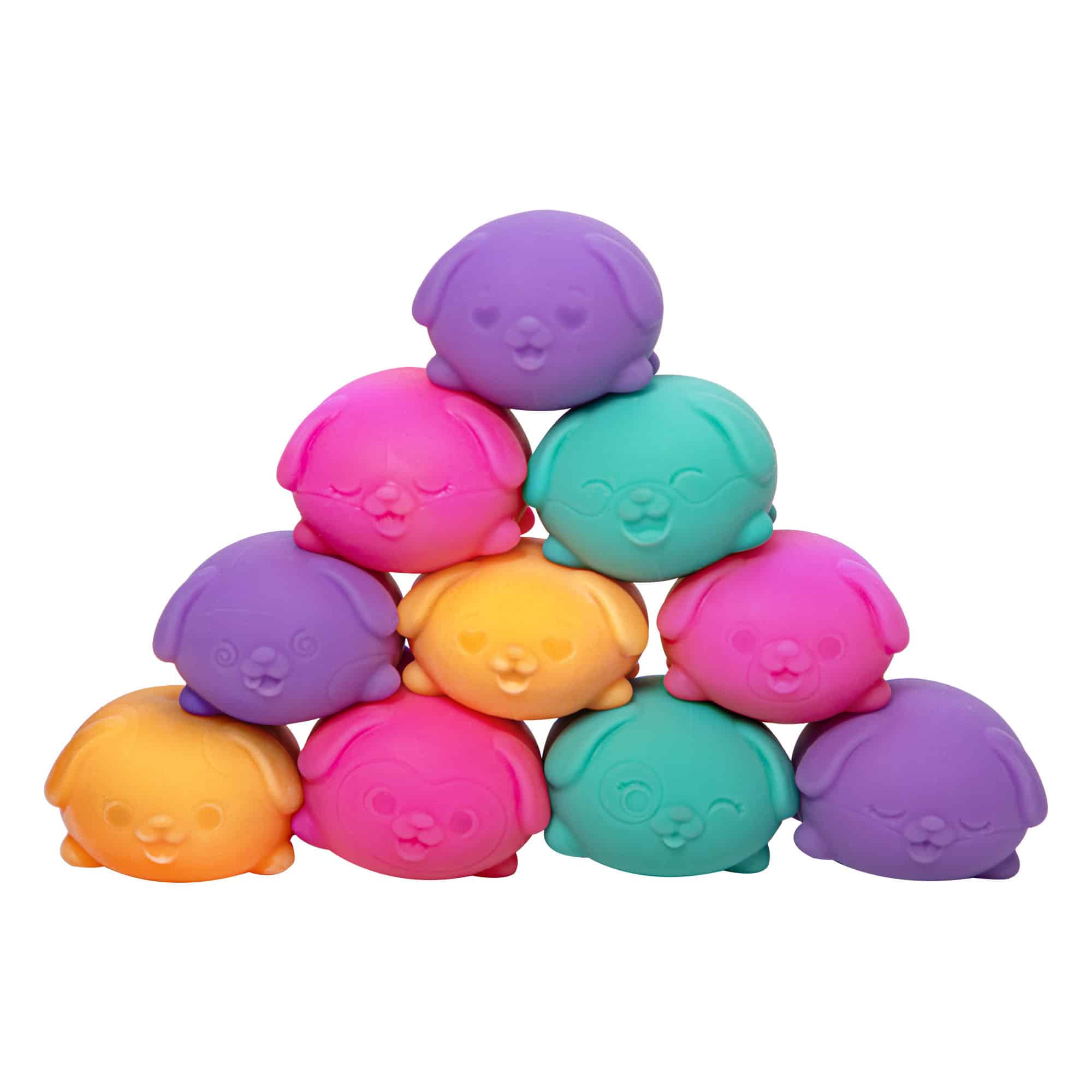 NeeDoh Teenie NeeDoh Funky Pup (colors vary) NeeDoh Lil Tulips