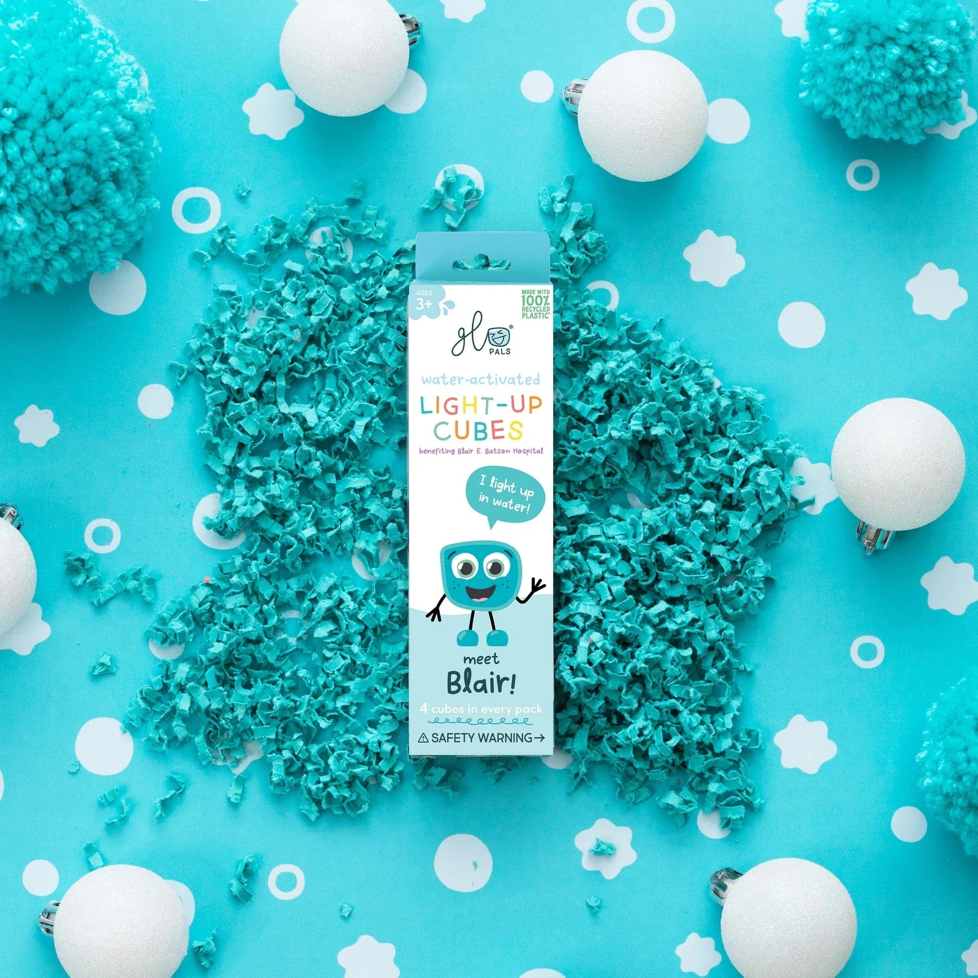 NEW Blair - Blue Light Up Cubes Glo Pals Lil Tulips
