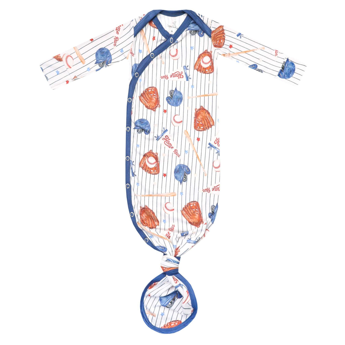 Newborn Knotted Gown - All Star Copper Pearl Lil Tulips